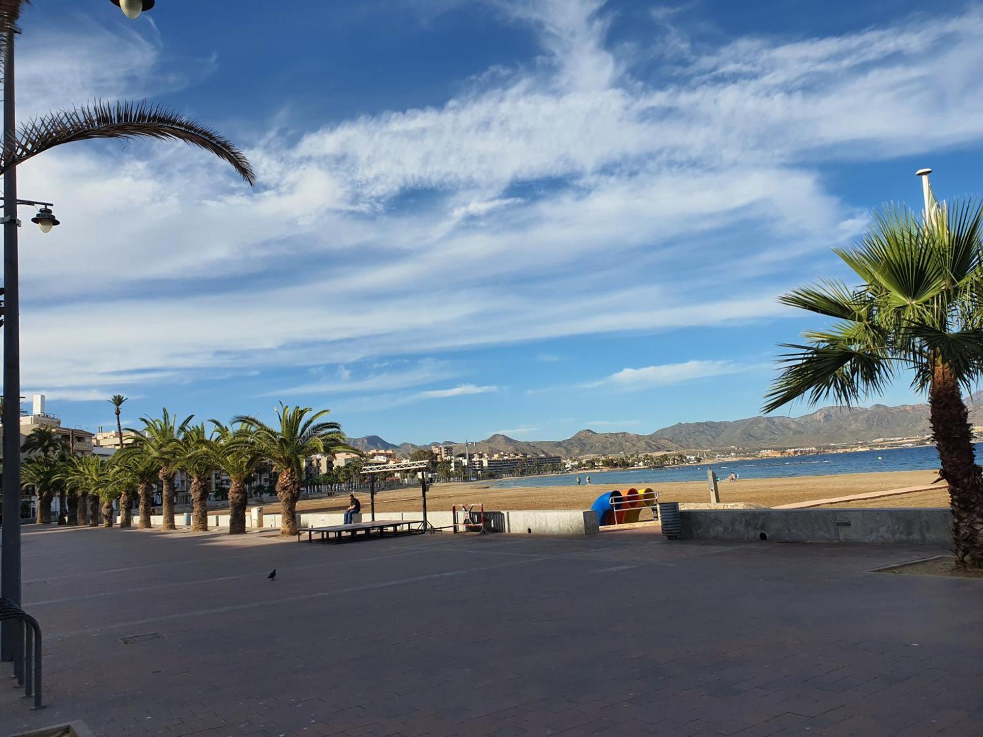 Adorable Apartamento En La Playa Puerto de Mazarron Bagian luar foto